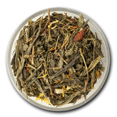 Фруктовая карамель (чай ароматизированный зеленый)