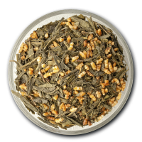 Состоит из традиционных сортов зеленого чая и коричневого неочищенного риса, который предварительно обжаривают