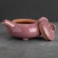 Сервиз чайный темно-розовый Колотый лед 7 предметов - чайник и пиалы 5